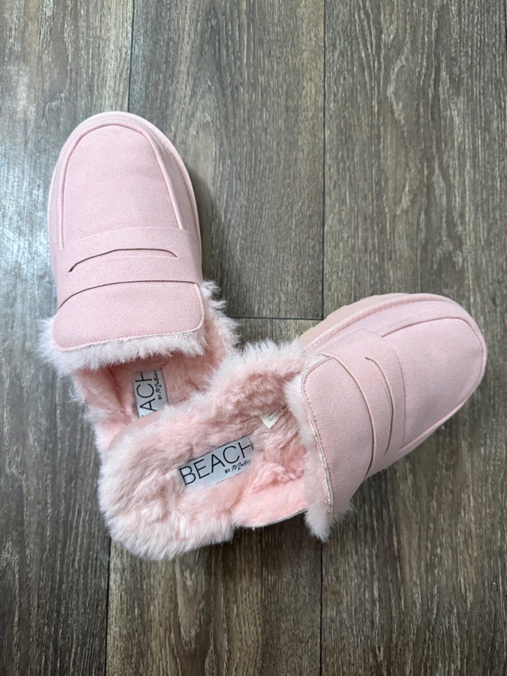 Coconuts by Matisse Pink Faux-Fur Loafers